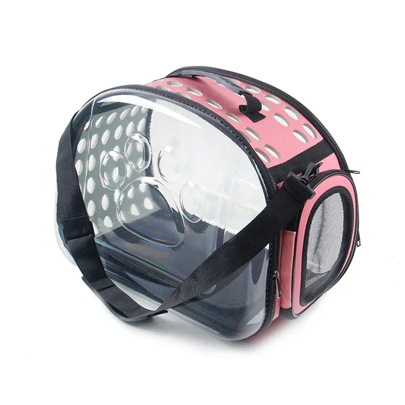 Breathable Pet Crossbody Bag – Portable Outdoor Cat Backpack