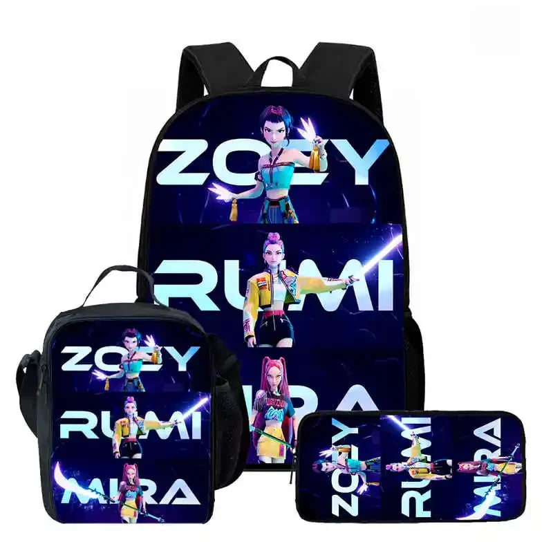 Disney KPop Demon Hunters Backpack Set