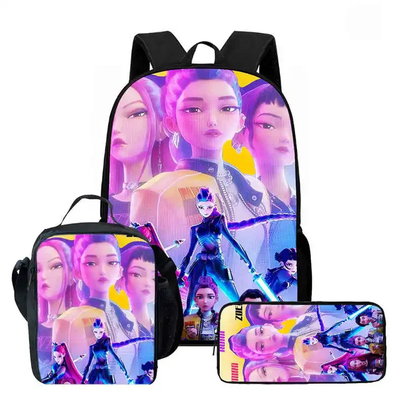 Disney KPop Demon Hunters Backpack Set