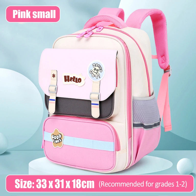 Primary School Student Backpack – Kids Book Bag for Boys & Girls