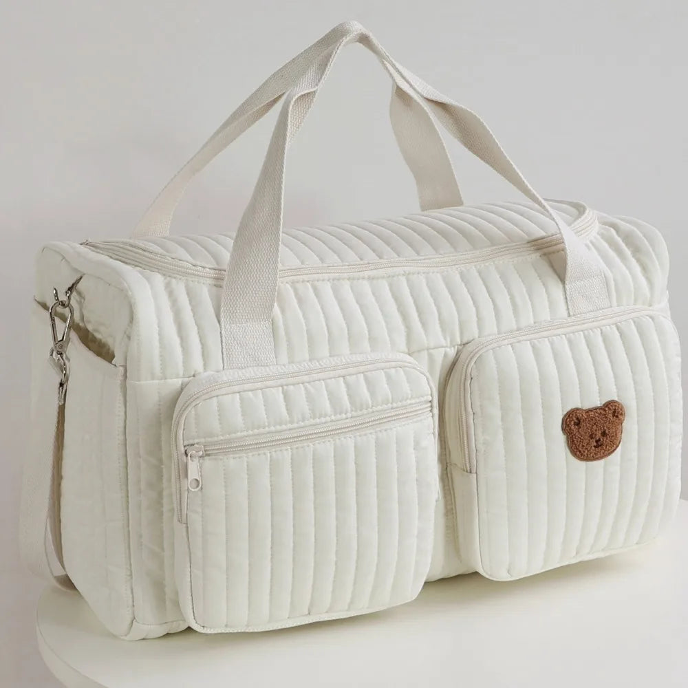 Little Bear Diaper Bag – Large Capacity Lightweight Mommy Tote