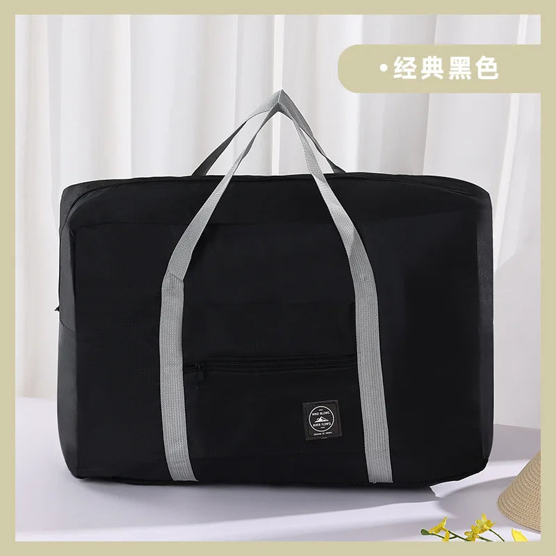 Portable Travel Duffel Bag-Foldable Nylon Bag