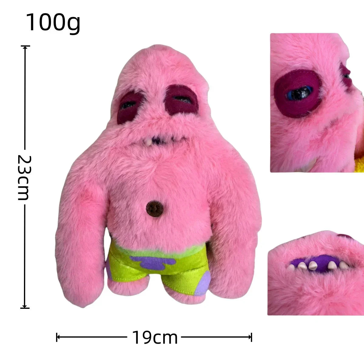 Fuggler Spongebob Patrick Star Series Plush Toy – Cartoon Toy for Kids & Teens