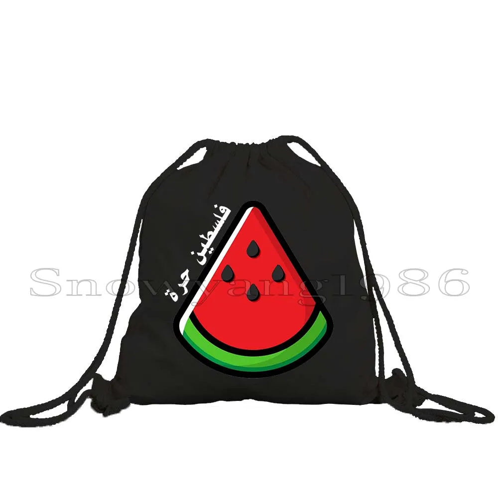 Cute Watermelon Drawstring Bag