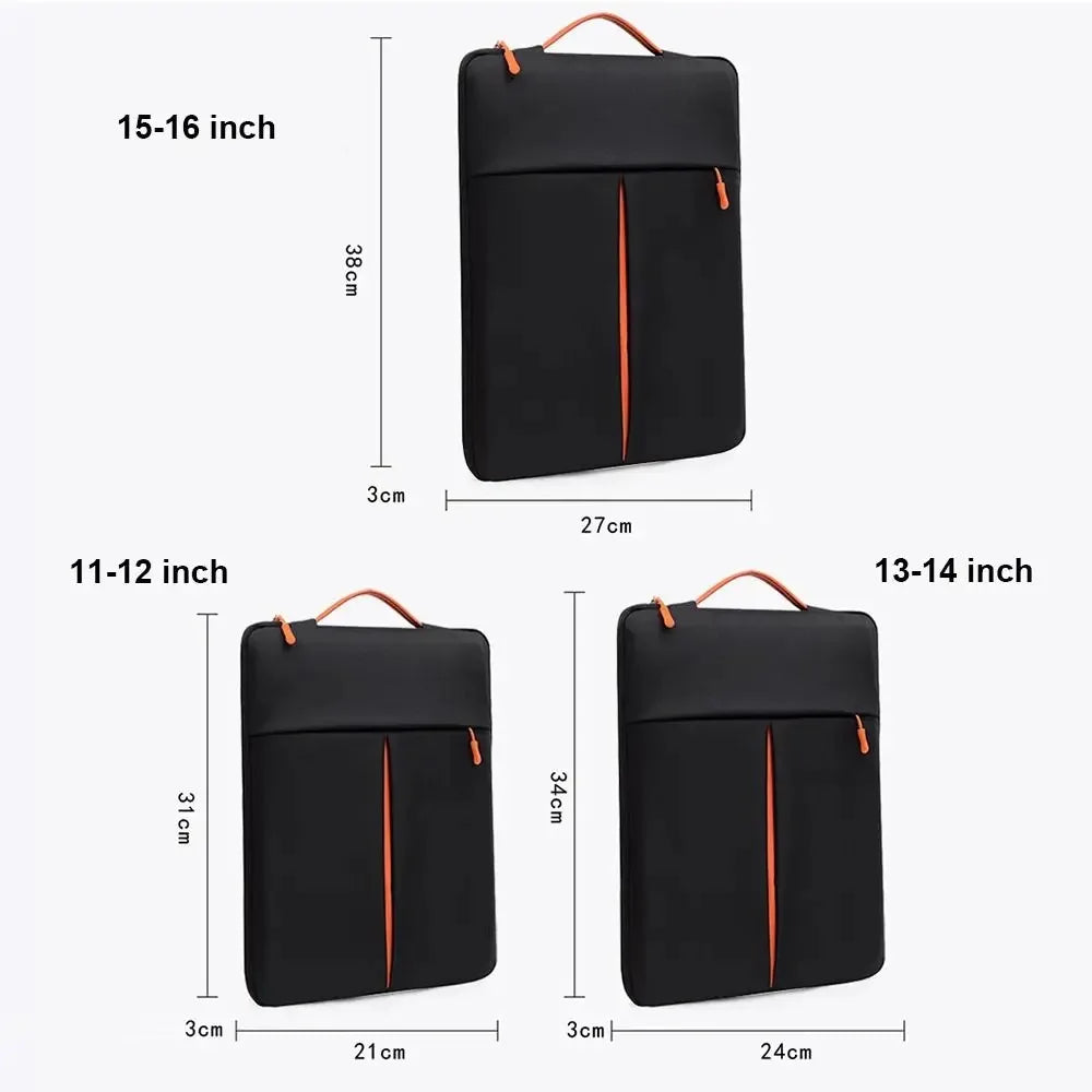 13–15 Inch Laptop Handbag – Shockproof Ultrabook Sleeve Case for Apple, Lenovo