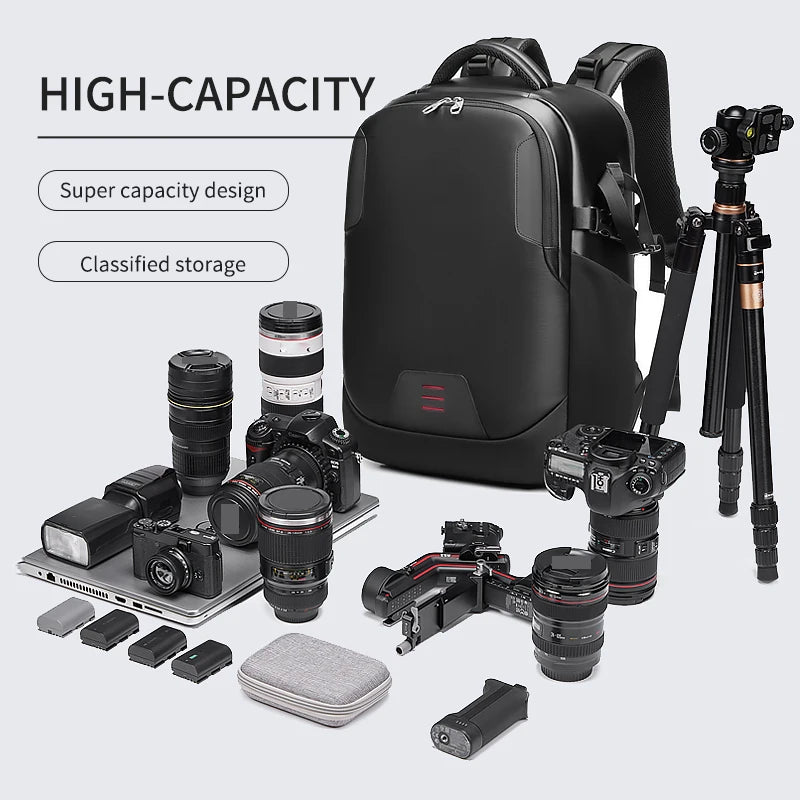 40L Professional SLR Camera Backpack – Waterproof Travel Bag