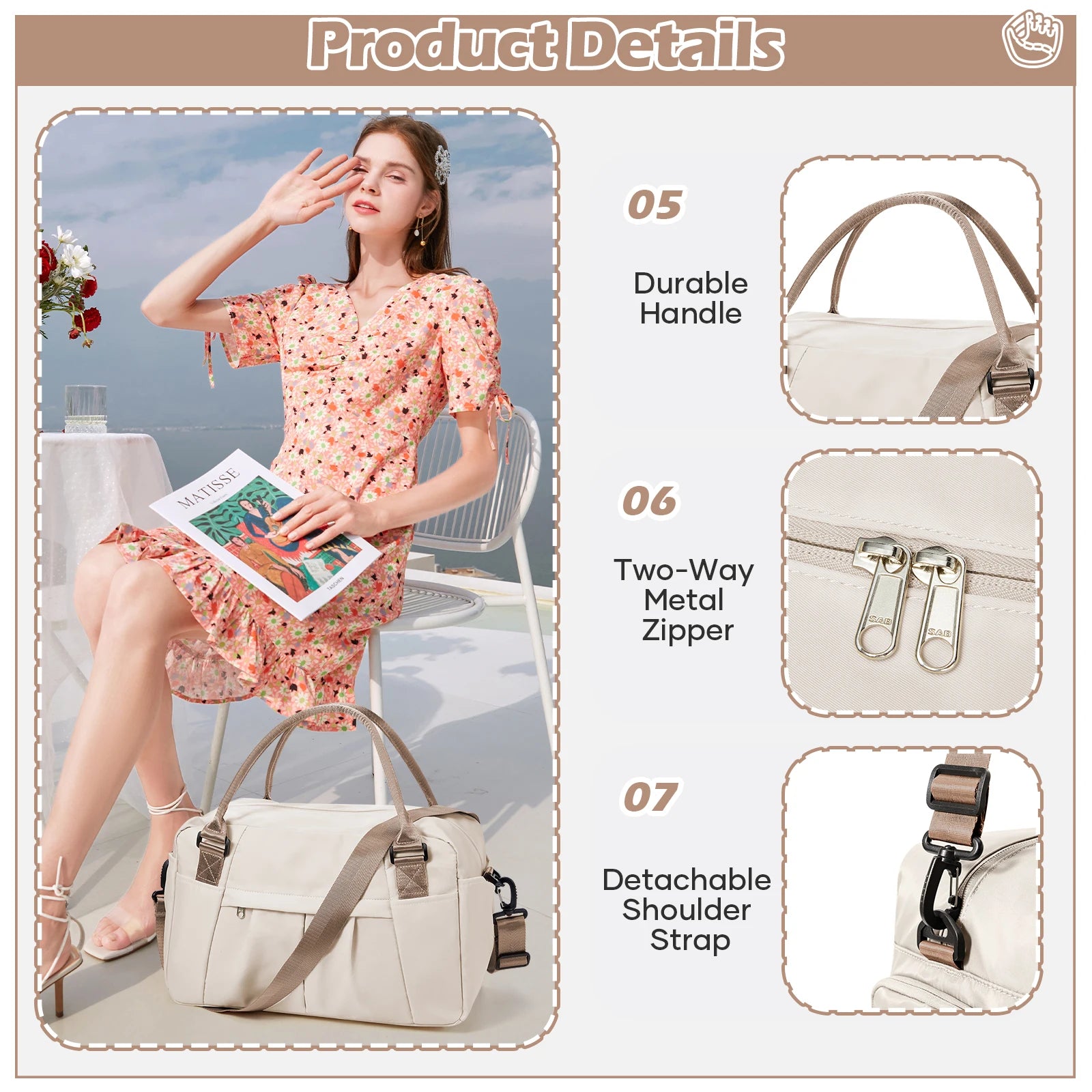 Large Capacity Lightweight Travel Cabin Bag