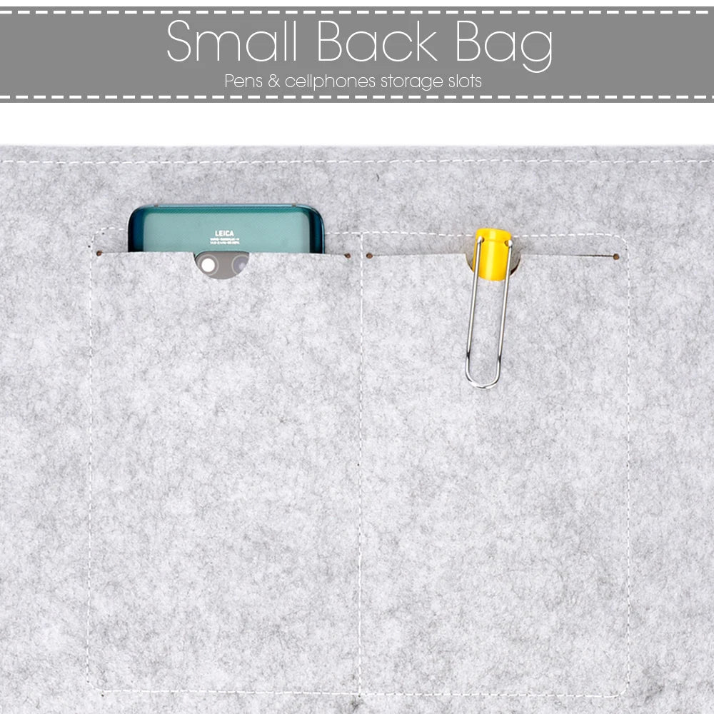 Wool Felt Laptop Sleeve Case for MacBook Air/Pro 11–15.6 Inch – Notebook Cover with Mousepad & Power Pack Gift