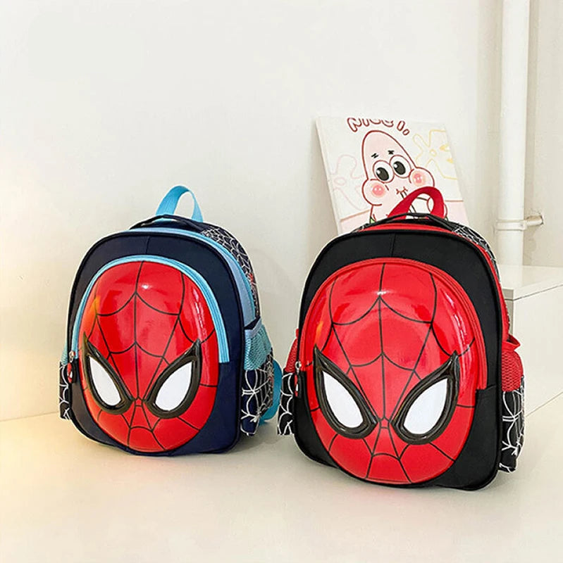 Marvel Spider-Man 3D Backpack for Kids - Superhero Cartoon School Bag
