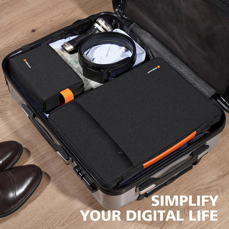 Slim Waterproof Notebook Bag for Work & Travel – 13.3–15 Inch