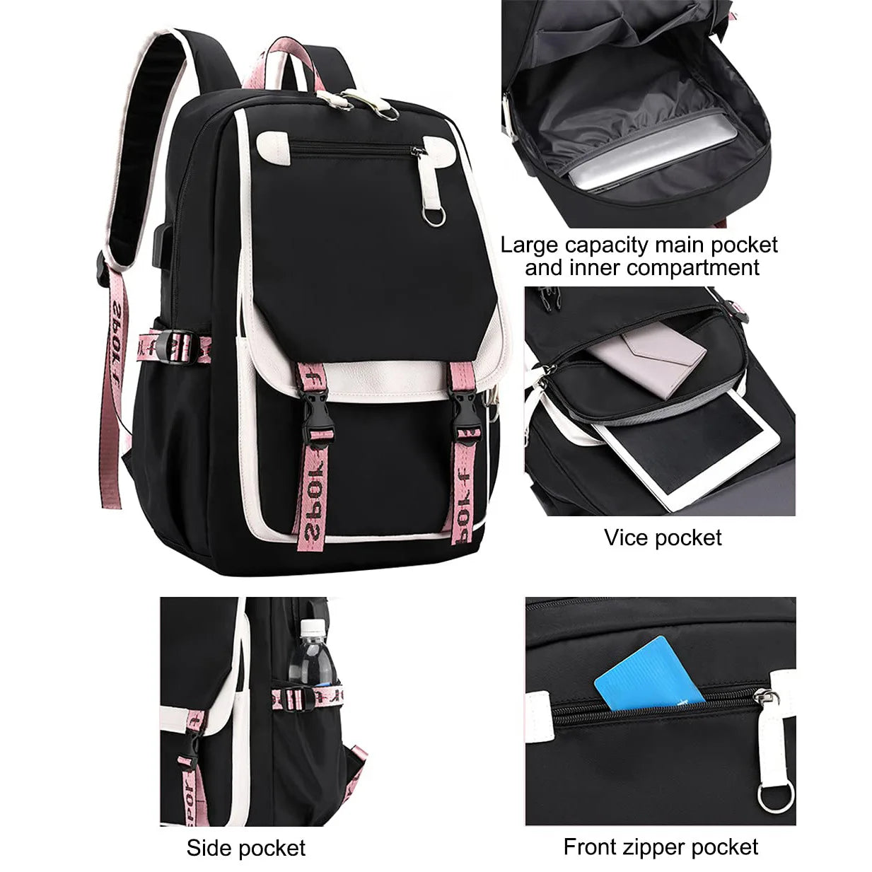 Large Capacity School & Travel Backpack