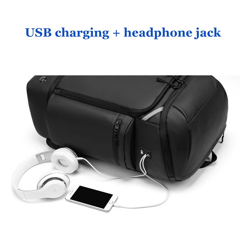 50L Waterproof Laptop Backpack for Men – Trekking, Travel, and Business Companion