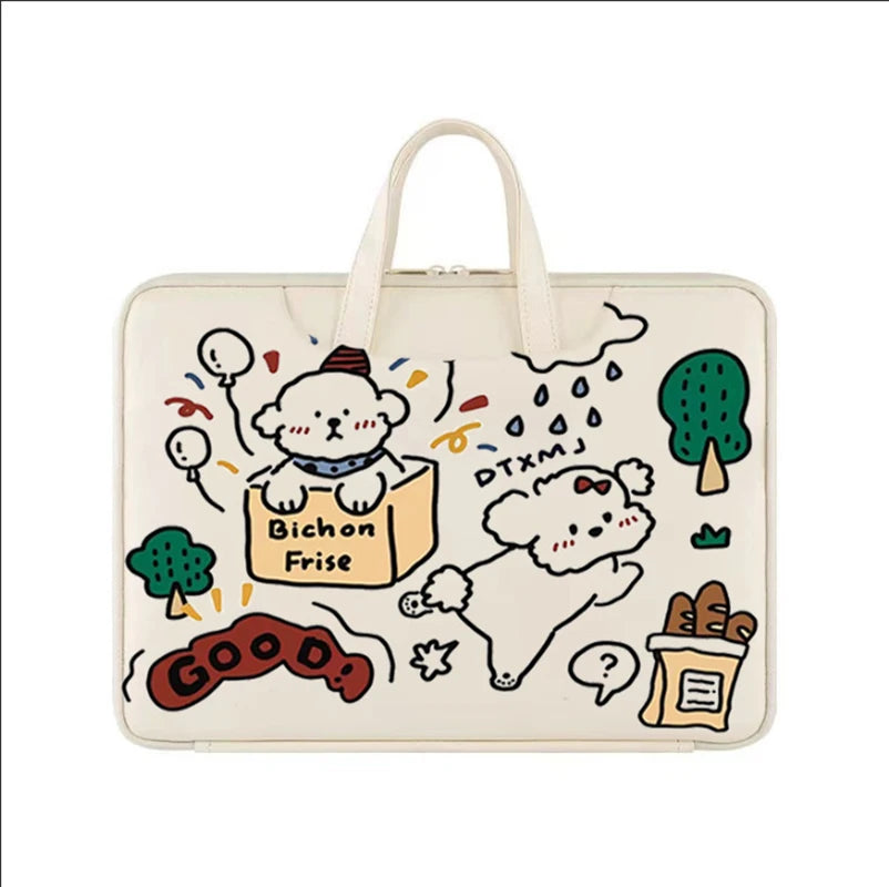 Cute Waterproof Laptop Sleeve 13–16 Inch for MacBook & Notebooks