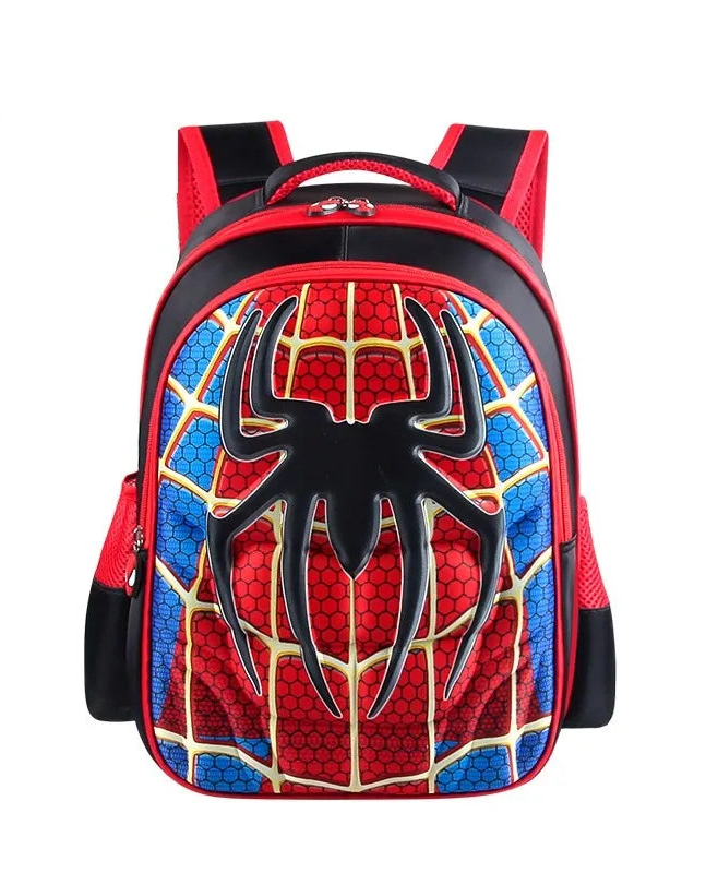 Spider King 3D Kids Backpack - Durable and Stylish Design