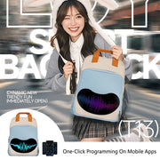 LED Display Smart Backpack – DIY Multimedia Fashion School & Travel Bag