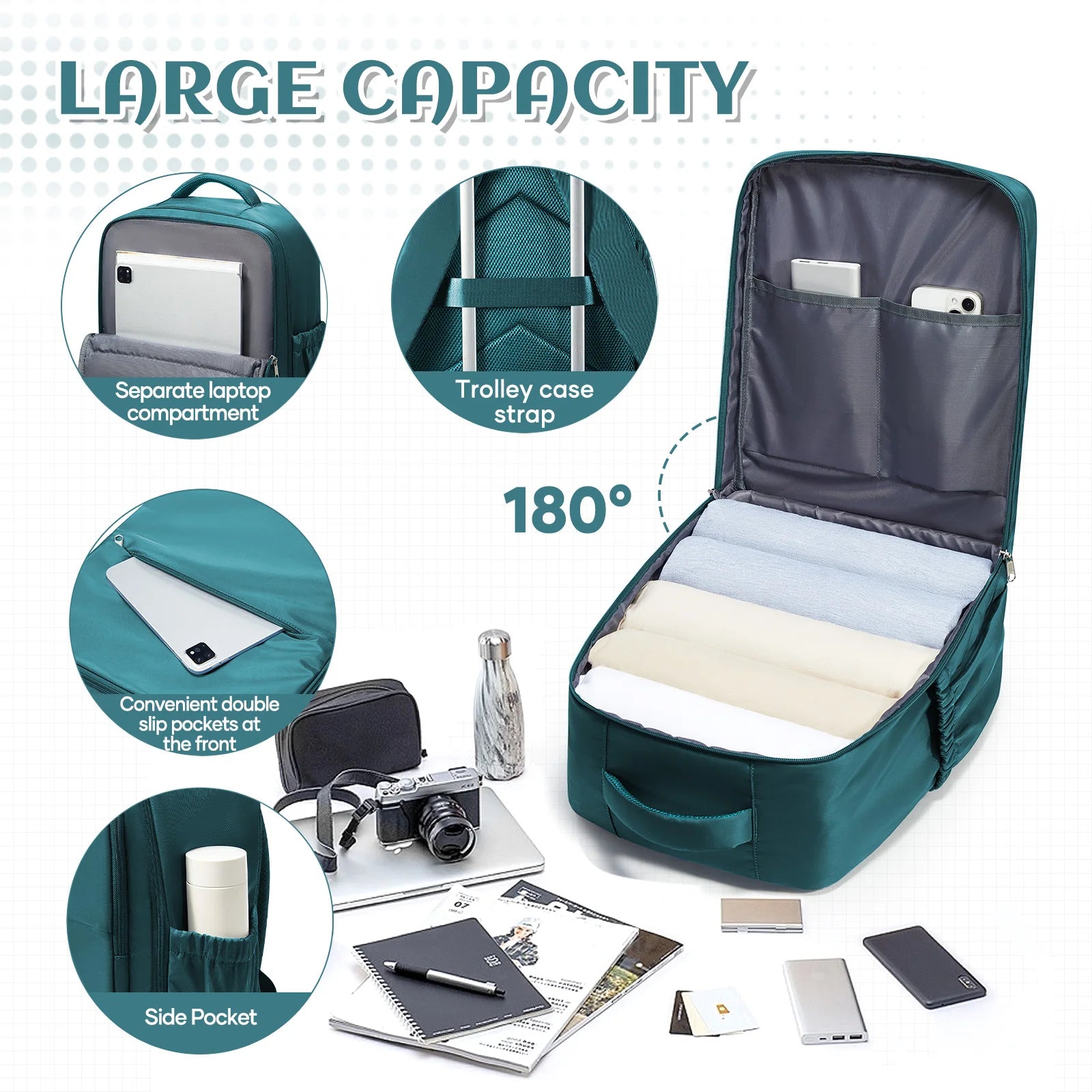 Large Capacity Travel Backpack - Ryanair Approved Cabin Bag