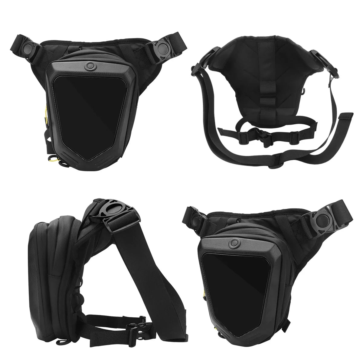 LED Screen Motorcycle Leg Bag – Waterproof Multifunctional Crossbody Riding