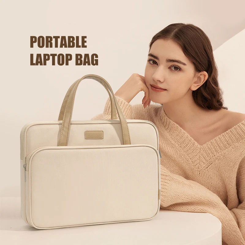 Business Messenger Laptop Bag – Protective Sleeve Case for MacBook Air/Pro, HP, Dell, Asus, Huawei