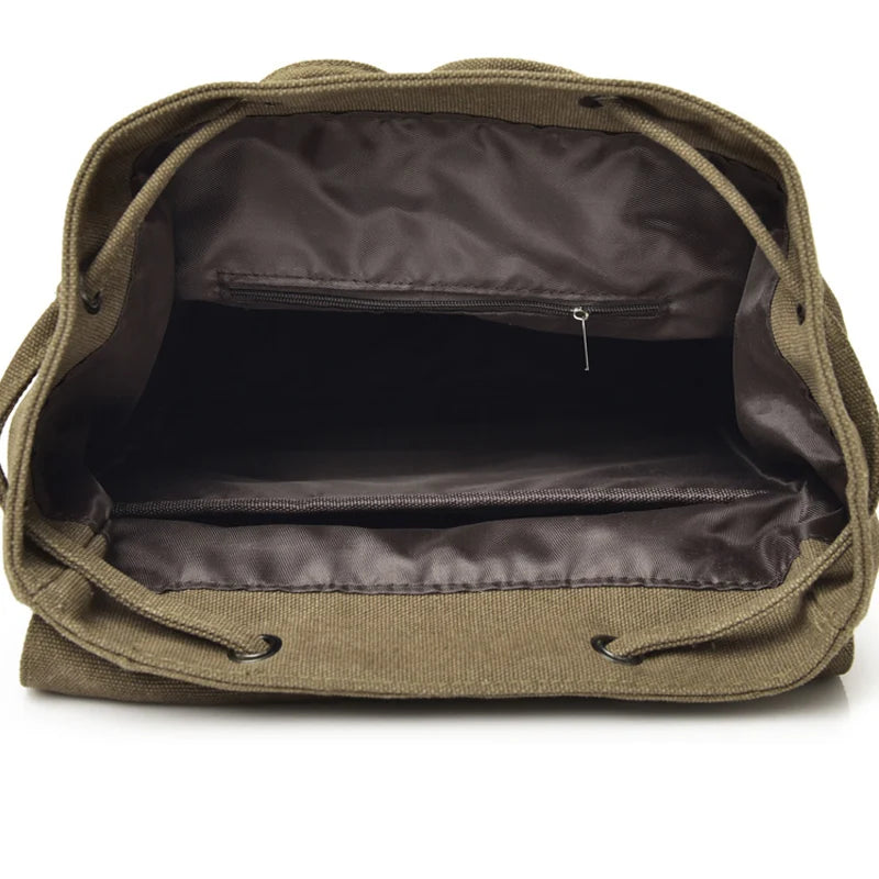 High-Quality Canvas Backpack – Large Travel Shoulder Bag