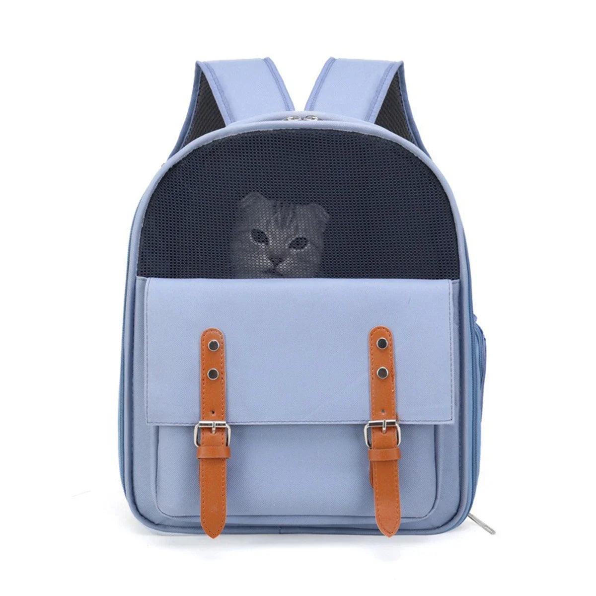 Lightweight Cat Carrier – Oxford & Mesh Backpack with Comfortable Straps