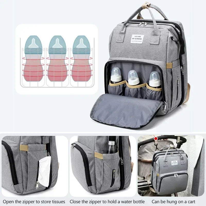 Multi-Functional Baby Nursing Bag – Diaper Bag for Moms