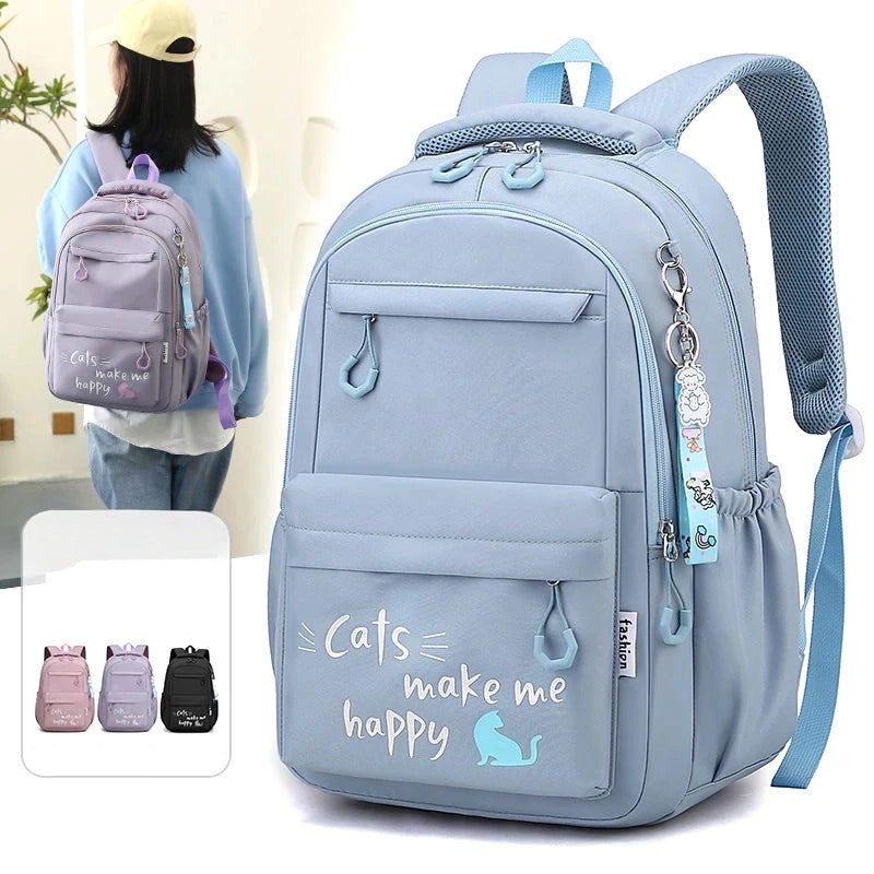 Stylish Pink Backpack for School & Travel – Durable and Spacious Design