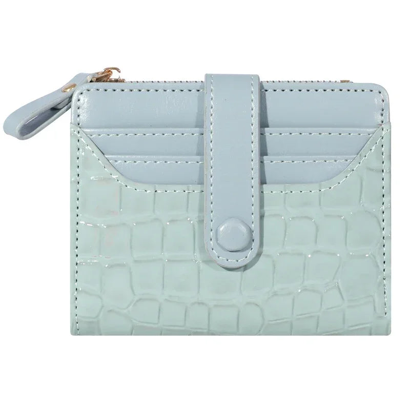 Croco Pattern PU Leather Wallet