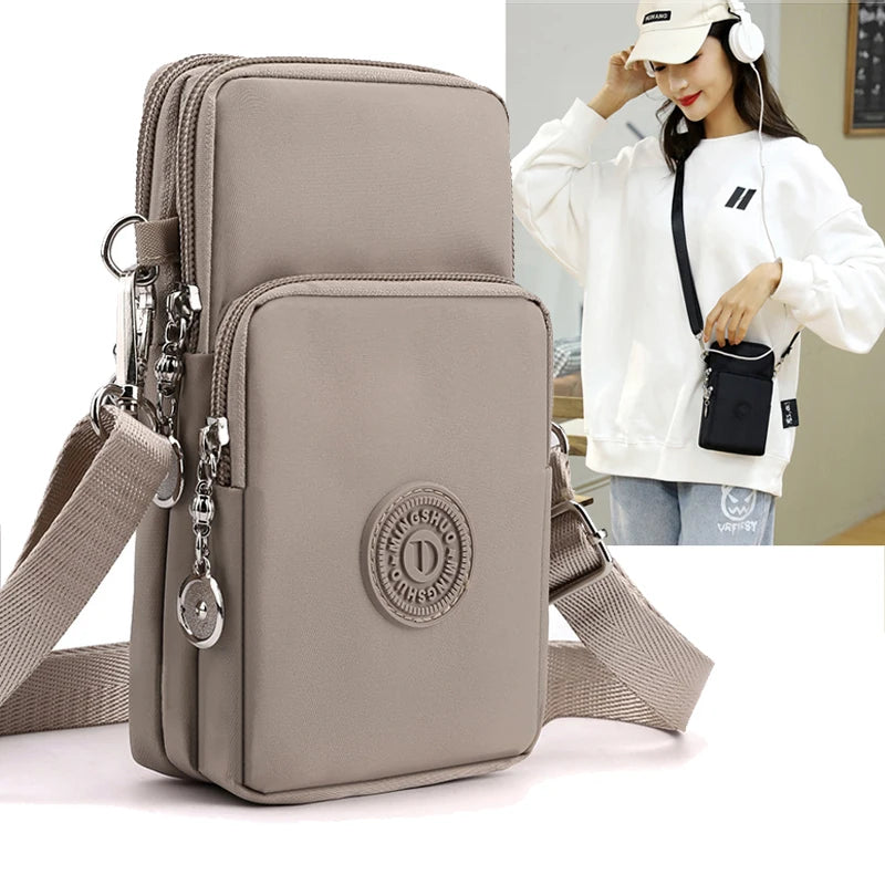 Lightweight Mobile Wallet Shoulder Bag – Travel-Friendly Purse