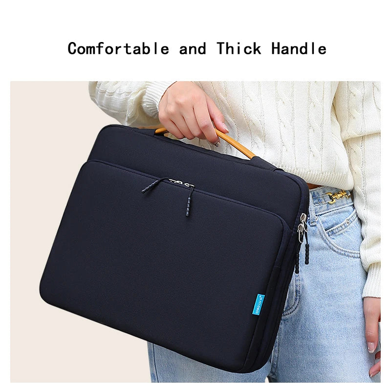 14–16 Inch Waterproof Laptop Sleeve Briefcase for MacBook & Dell