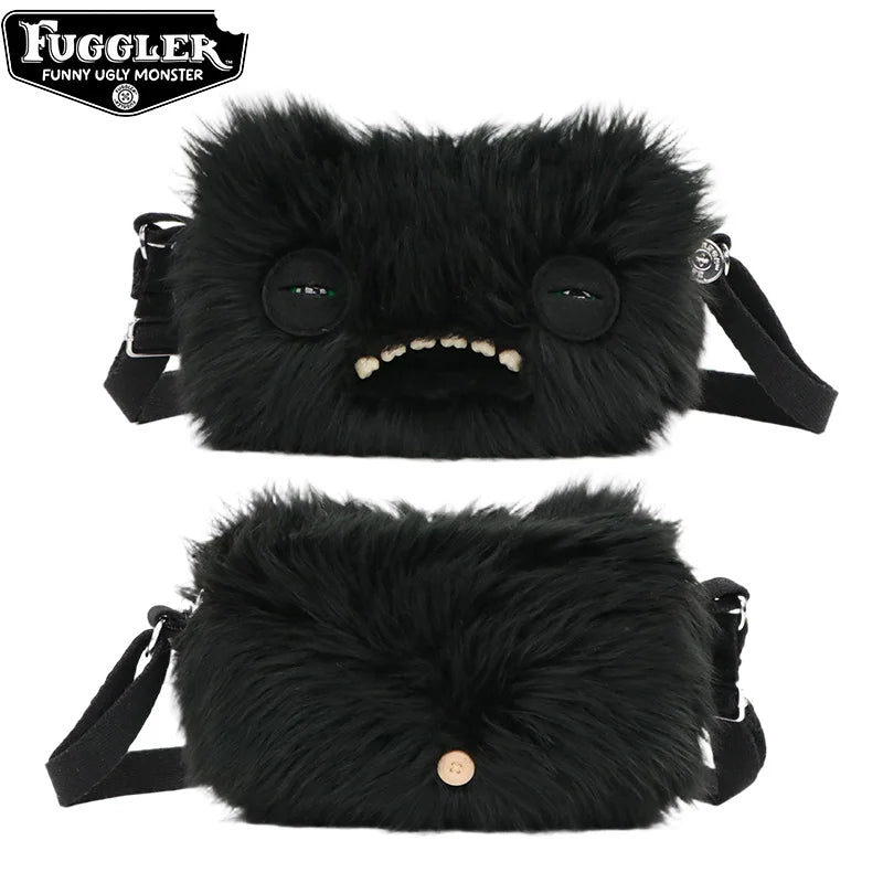 Fuggler Mr. Buttons Screech Plush Crossbody Bag – Cute Ugly Monster Toy