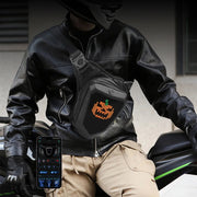 Waterproof LED Motorcycle Thigh Bag – Cycling Waist Pouch with Screen