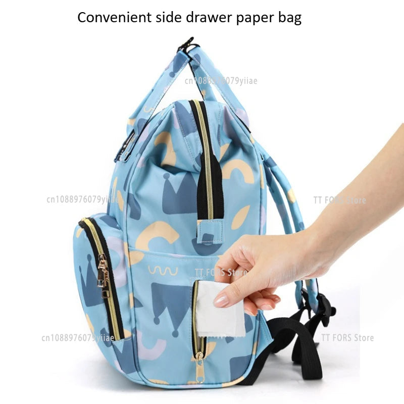 Portable Multifunctional Baby Bag – Travel & Daily Use Diaper Backpack