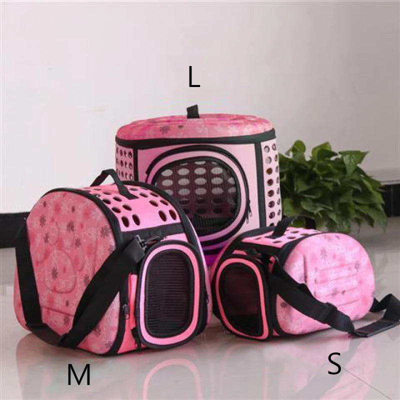 Foldable Mesh Sling Bag – Comfortable Carrier for Cats, Dogs & Rabbits