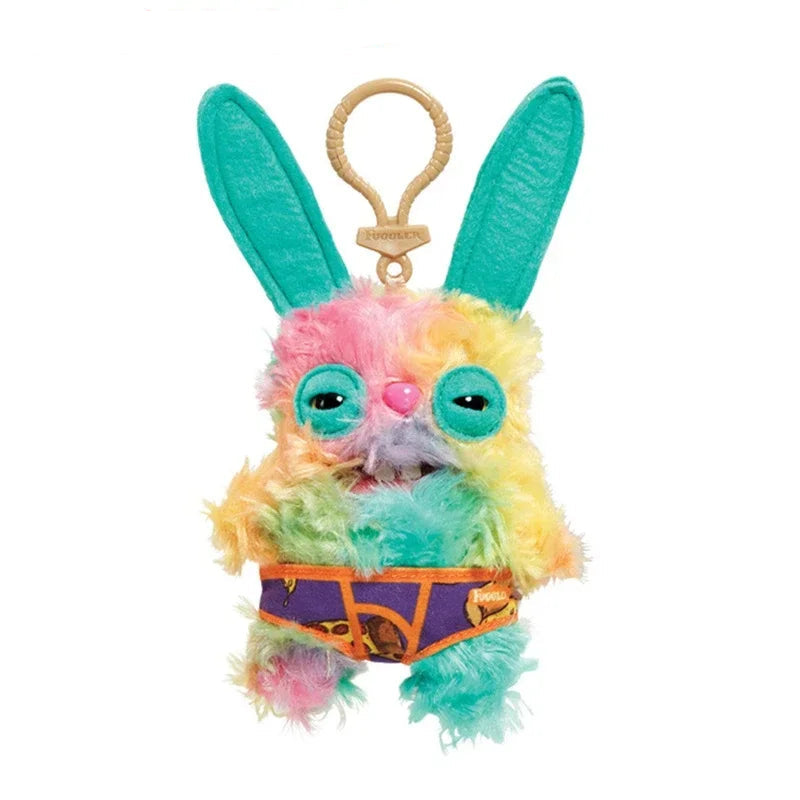 Fuggler Monster Plush Keychain – Cute Ugly Stuffed Pendant
