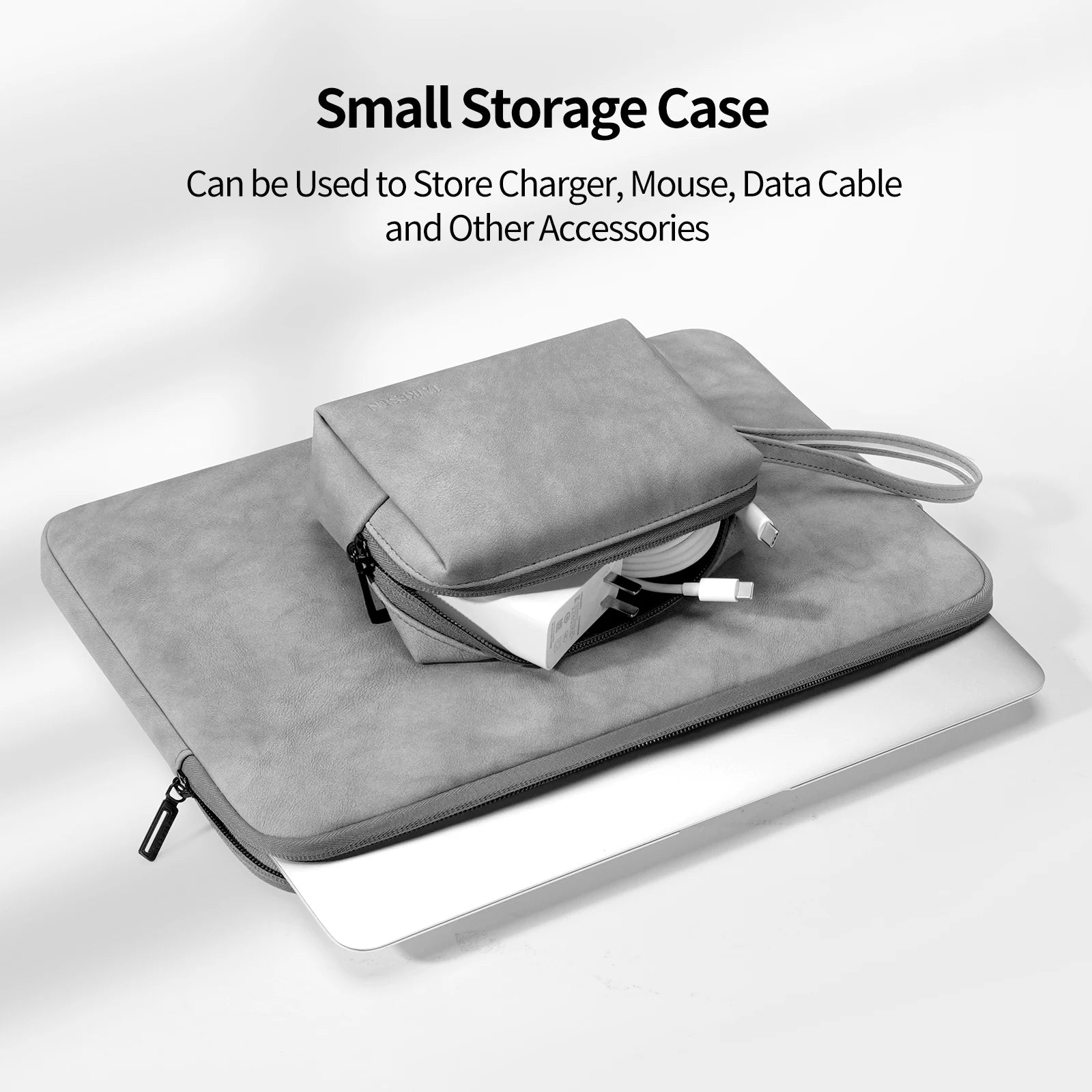 Shockproof Laptop Sleeve Case 13–15.6 Inch – Carrying Bag for MacBook Air/Pro