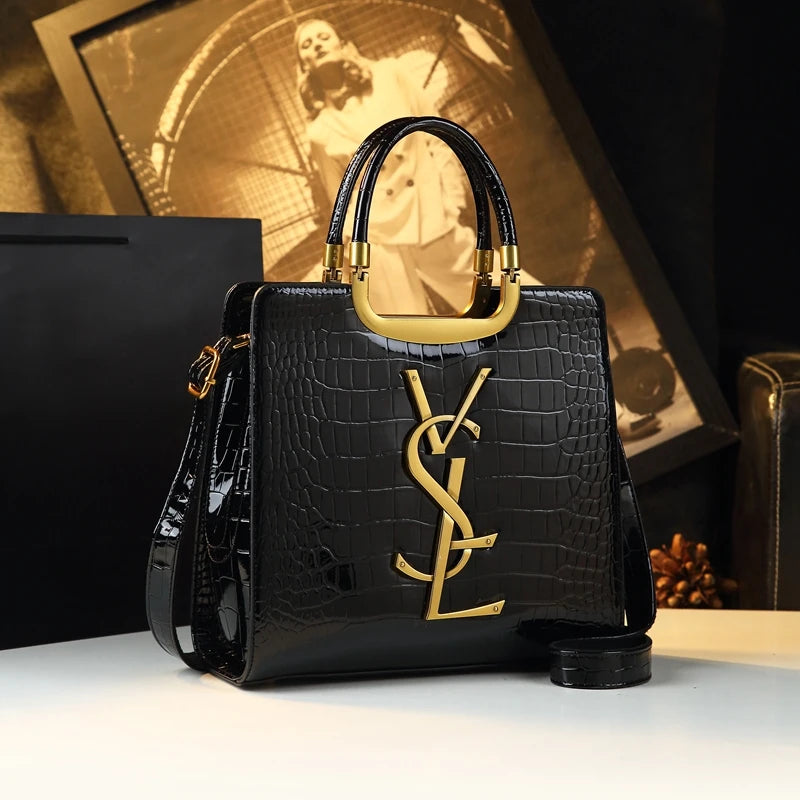 Croc Print Handbag – Fashion Crossbody
