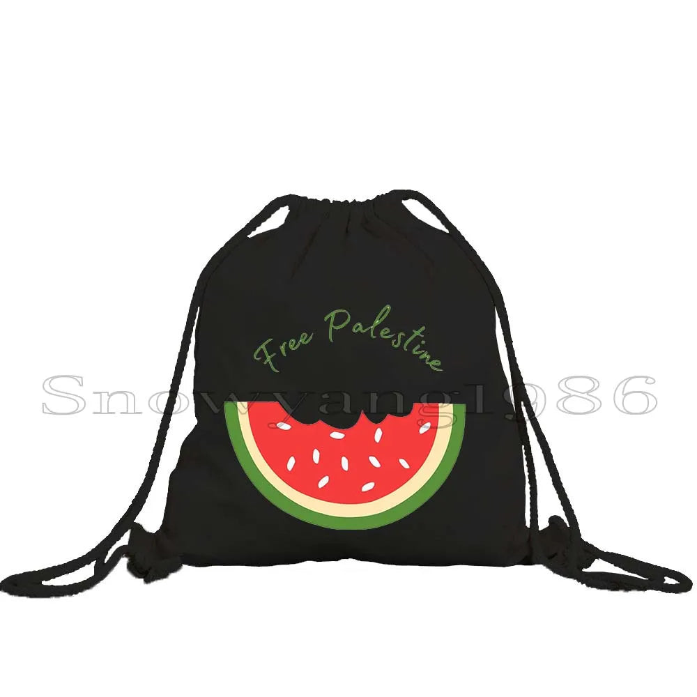 Cute Watermelon Drawstring Bag