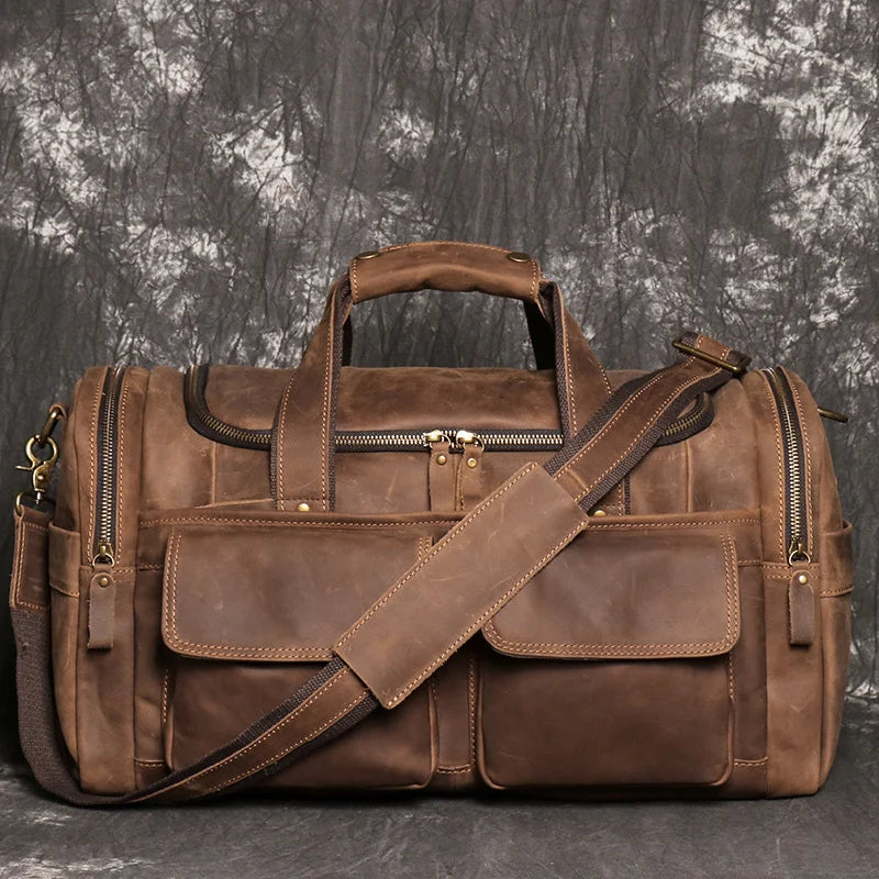 Vintage Travel Duffel Bag