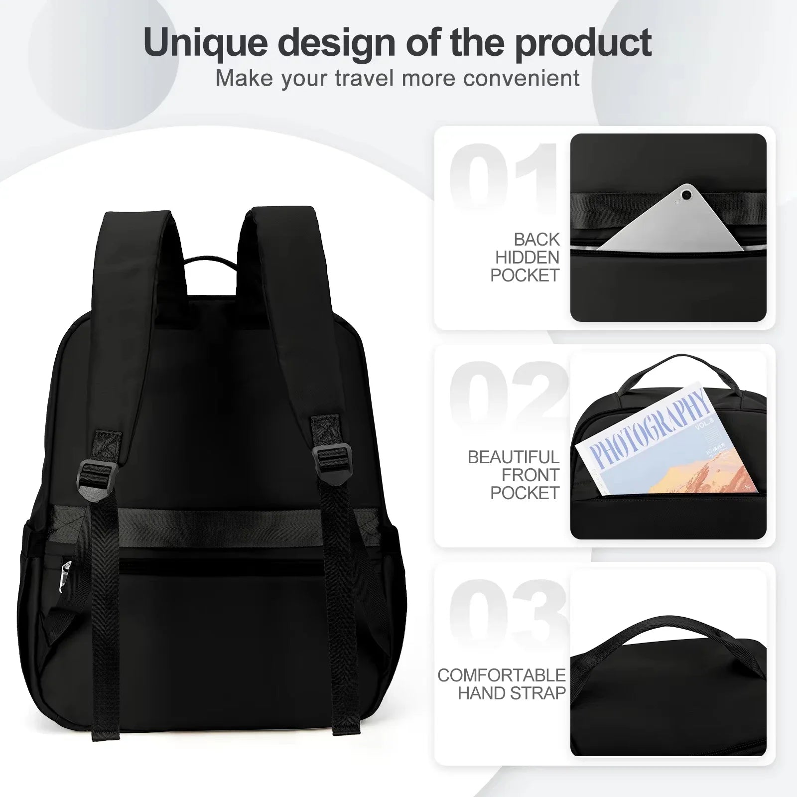 Smart Cabin Backpack – Travel Rucksack with Laptop Compartment