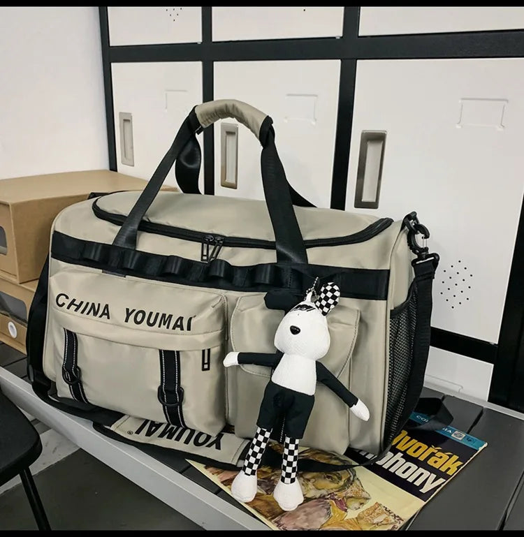 Spacious Travel Duffle Bag-Casual Waterproof Bag