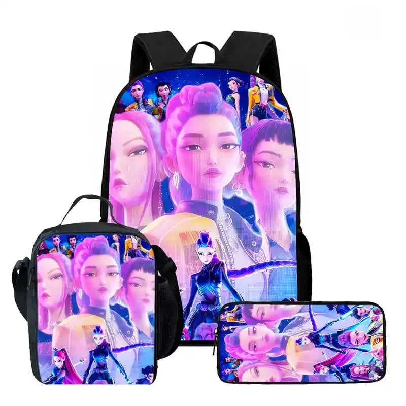 Disney KPop Demon Hunters Backpack Set