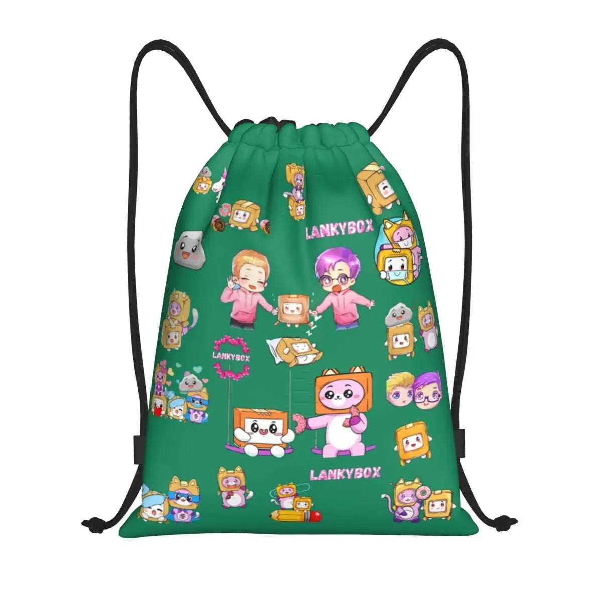 Anime Character Drawstring Bag
