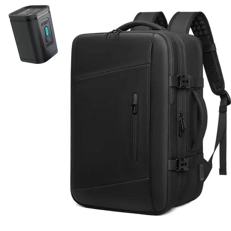 17-Inch Large Capacity Travel Laptop Backpack – Vacuum Compression, Extended Design