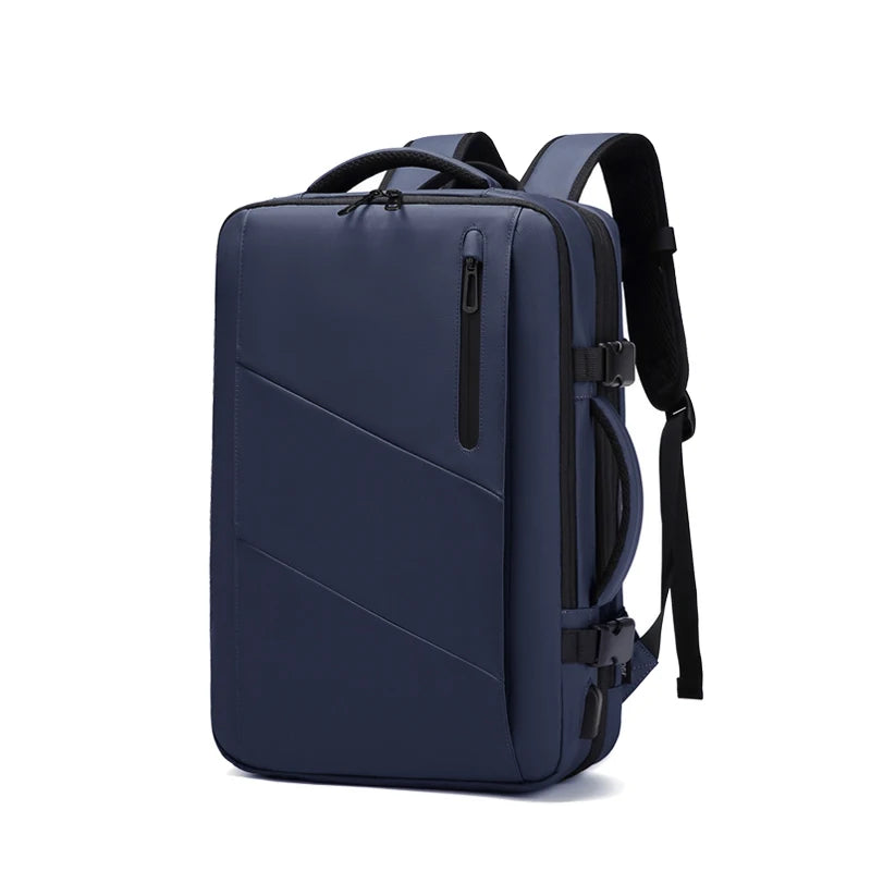 17-Inch Men’s Laptop Backpack – Waterproof, 39L Travel and Outdoor Bag with USB Port