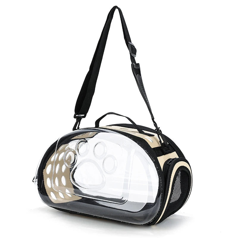 Portable Breathable Pet Carrier Backpack – Travel Cage Handbag for Cat