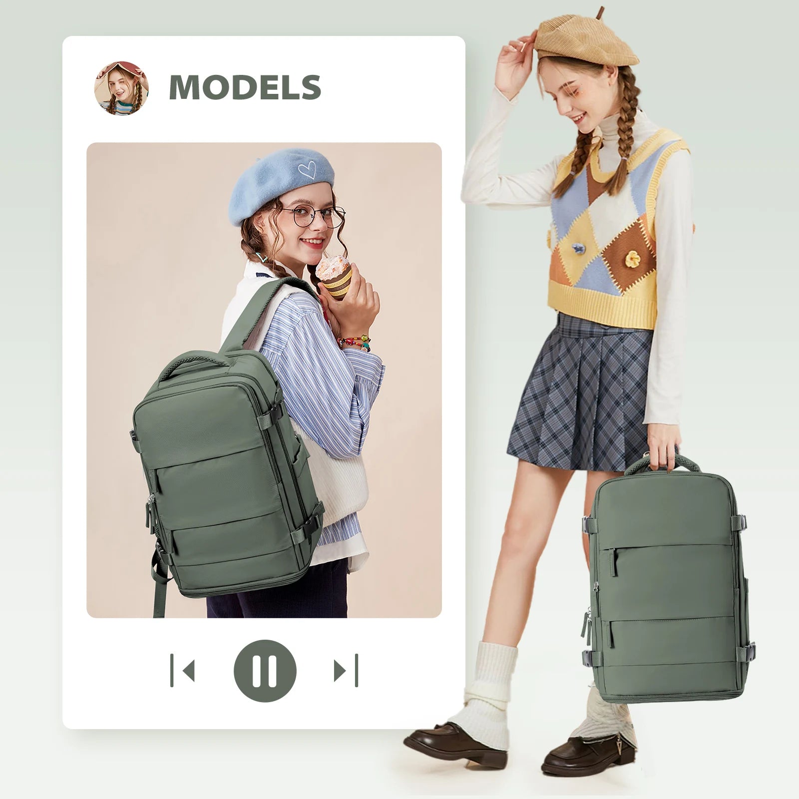 Portable Cabin Travel Backpack