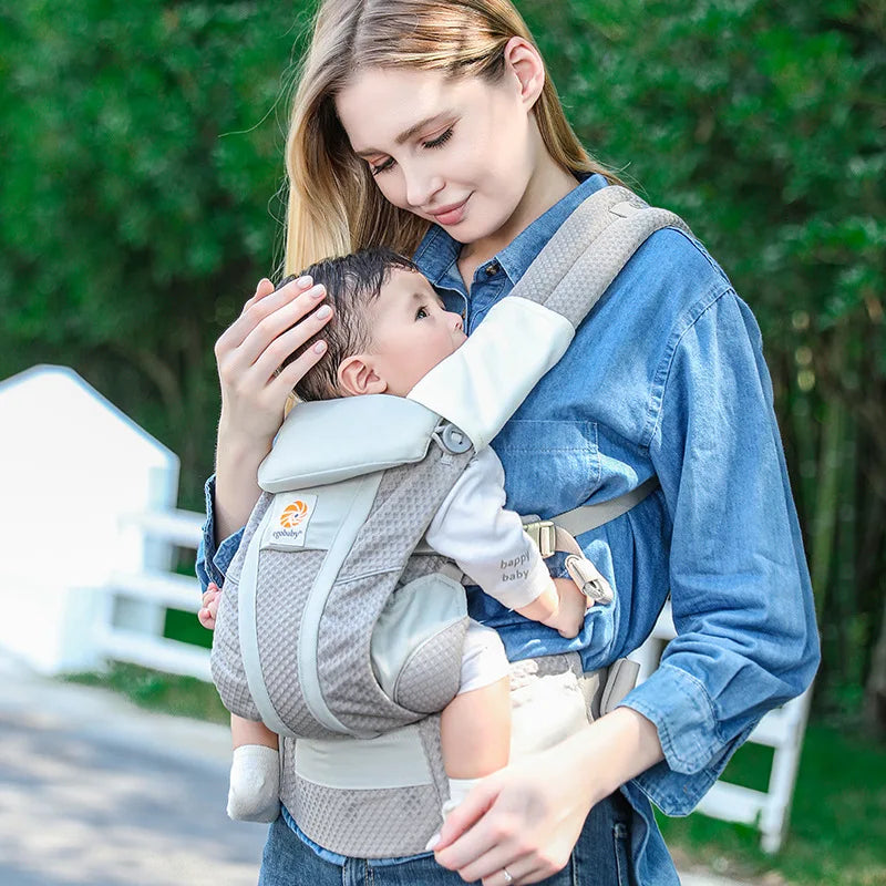 Baby Carrier with Hip Seat- Multifunctional Newborn to Toddler Carrier