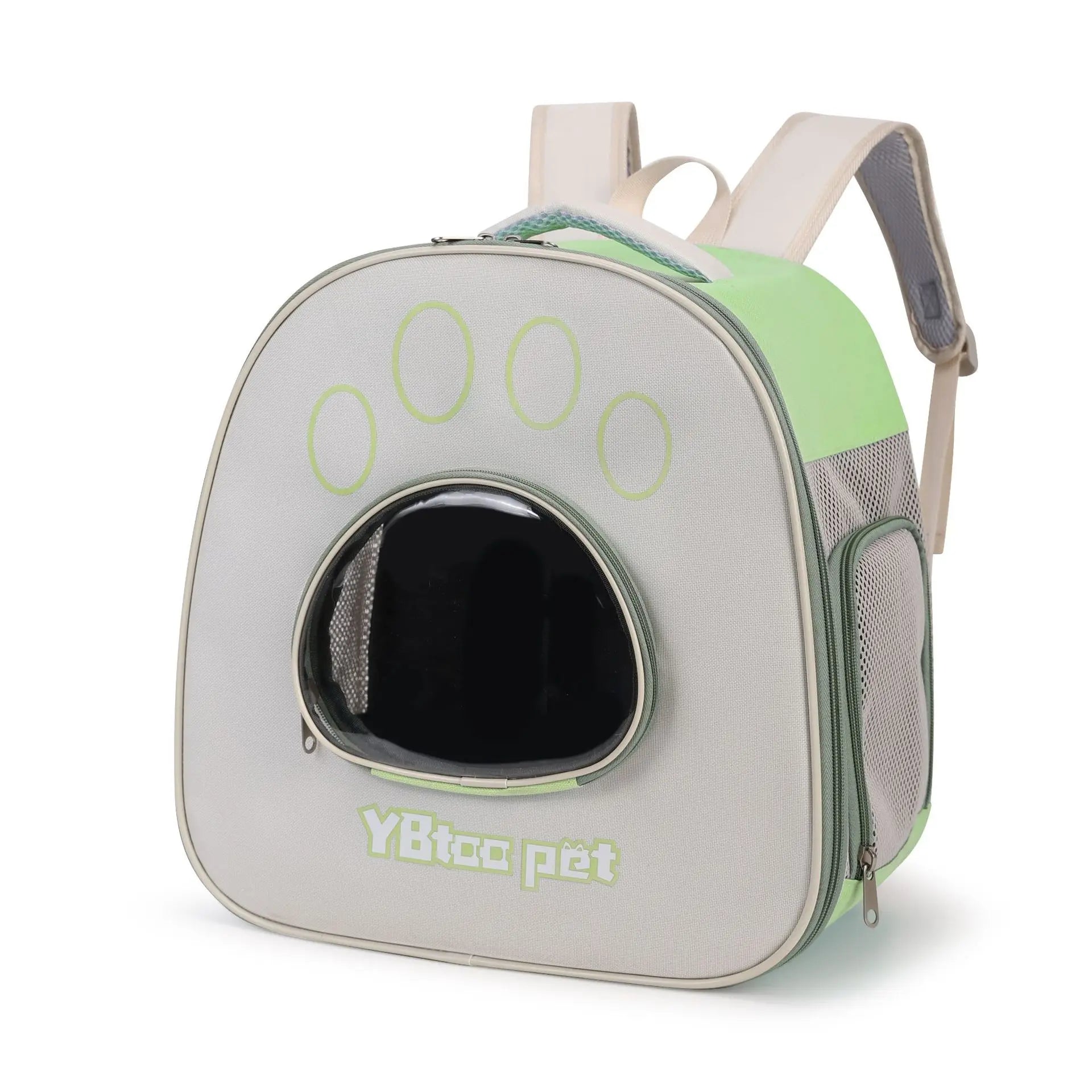 Double-Shoulder Cat Backpack – Transparent Large-Capacity Travel Bag for Cats & Dogs