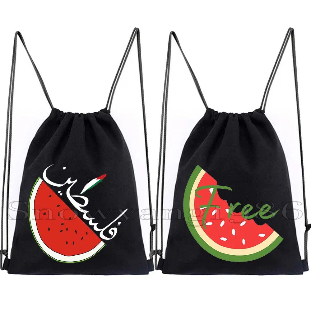 Cute Watermelon Drawstring Bag