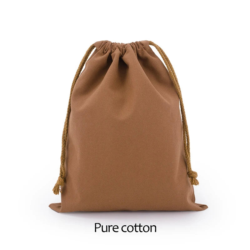 Plain Cotton Canvas Drawstring Bag